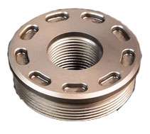 SILENCERCO BRAVO DIRECT THREAD MOUNT TITANIUM 5/8X24