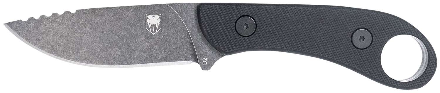 COBRATEC FIXED BLADE D2 SKINNER BLACK GENERATION II