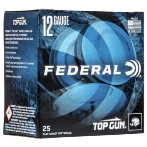 FEDERAL TOP GUN 12GA 2-3/4" 3DE 1-1/8OZ 8 25 RD/BX 10 BX/CS
