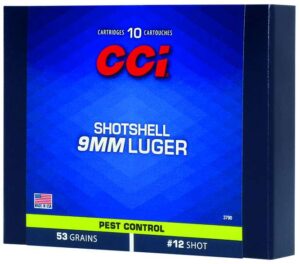 CCI 9MM LUGER SHOTSHELL 10 RD/BX 20 BX/CS