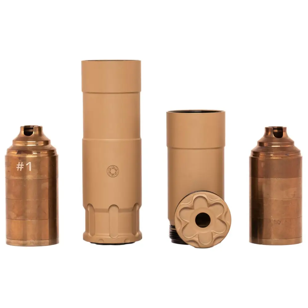 RUGGED SUPPRESSORS OCULUS 22 RATED UP TO 5.7X28 FDE DIRECT THREAD - Image 3