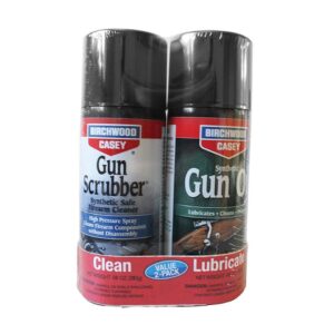 Birchwood Casey Gun Scrubber & Synthetic Gun Oil-10oz Aerosol  2-Pack