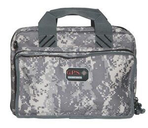 G-Outdoors Quad Pistol Range Bag with Magazine Storage & Dump Cups-Fall Camo