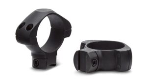 Konus 2-Piece Steel Riflescope Rings for Airguns & .22 Rails 30mm High - Blackh