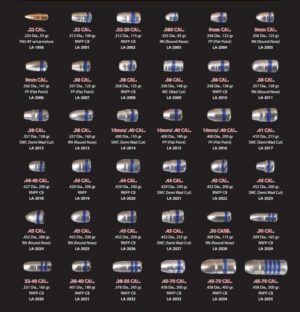 Lightning Ammo Lead Cast Handgun Bullets .38 Cal .358" 125 gr RNFP-CB 100/ct Box