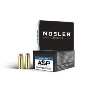 Nosler Match Grade Handgun Ammo 9mm Luger 115 gr JHP 1170 fps 20/ct