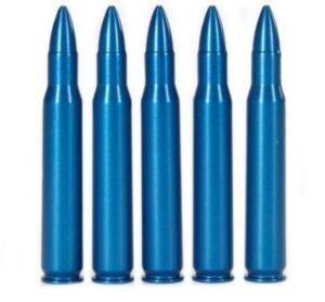 A-Zoom Aluminum Snap Caps 30-30 WIN Blue 5/pk