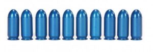 A-Zoom Aluminum Snap Caps .45 AUTO Blue 10/pk