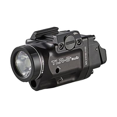 Streamlight TLR-8 Sub Compact Rail Mounted Tactical Light with Red Laser for 1913 Short Models