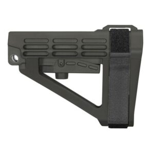 SB Tactical SBA4 5-Postion Adjustable Brace for AR-15 Stealth Grey