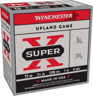 WINCHESTER SUPER X UPLAND12GA 2-3/4" 1OZ #8 25RDS