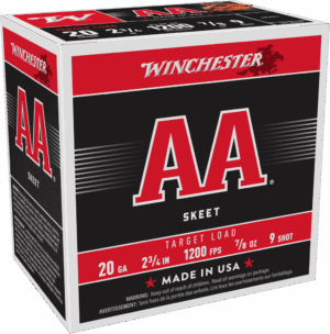 WINCHESTER AA SKEET LD 20GA 23/4 #9