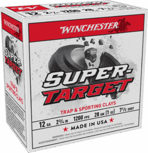 WINCHESTER SUPER TARGET 12GA 2-3/4" 1OZ #7.5 25RD BX 250RD CASE