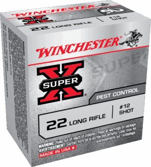 WINCHESTER SUPER X PEST CONTROL 22LR 25GR #12SHT 50RD BX 5000RD CASE