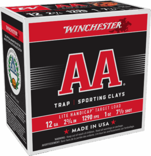 WINCHESTER 12G 2-3/4" #7.5 AA LT HNDICAP TRGT 1OZ 25RDS