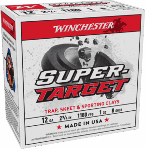 WINCHESTER 12G 2-3/4" #8 SPR TRGT XTR LGHT 1OZ 25RD/250