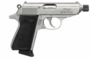WALTHER PPK/S SD THREADED STAINLESS 32ACP PSTL 8RD