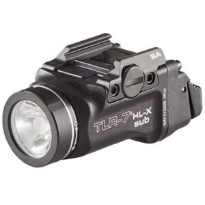Streamlight TLR-7 HL-X Sub USB Weapon Light 1000 Lumens for Glock 43X/48 MOS Black
