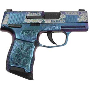 Sig Sauer "Gun & Roses-Mongoose Purple" P365 Optic Ready Handgun 9mm Luger 10rd Magazines(2) 3.1" Barrel X-RAY 3 Sights