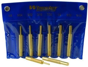 Wheeler 8 Piece Brass Punch Set
