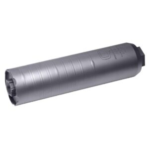 Q Trash Panda Quick Attach Suppressor 7.62mm Titanium 5/8x24  5.7" Length Bead Blast Finish Cherry Bomb Mount