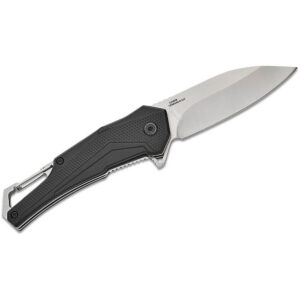 Smith & Wesson Oasis Carabiner Folding Knife 3" Drop Point Blade Black Box