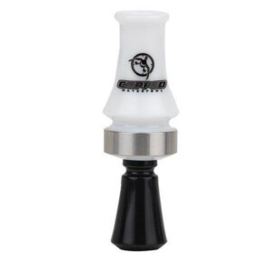 Cupped Comeback Quack Double Reed Duck Mouth Call White