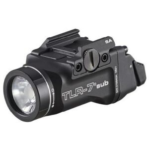 Streamlight TLR-7 Glock Sub Ultra-Compact Tactical Gun Light Black 500 Lumens