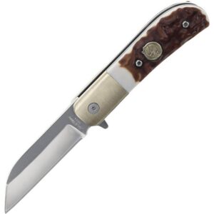 Uncle Henry Next Gen 6UH Folding Knife 2-1/2" Drop Point Blade Staglon Clamshell
