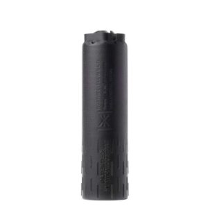 Huxwrx FLow 9K TI Suppressor 9mm Luger 1/2x28 Thread Black