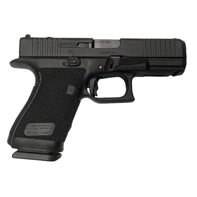 Glock 19 Gen 6 Handgun 9mm Luger 15rd Magazines (3) 4.02" Ported Barrel Black Cerakote Austria